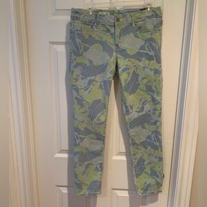 NWT Gap 1969 Leaf Patterned Women Jeans